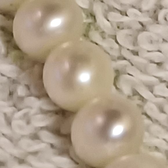 Vintage 18" Genuine Cultured Pearl Necklace-14K Spring Ring Clasp-101 Pearls - Picture 9 of 9